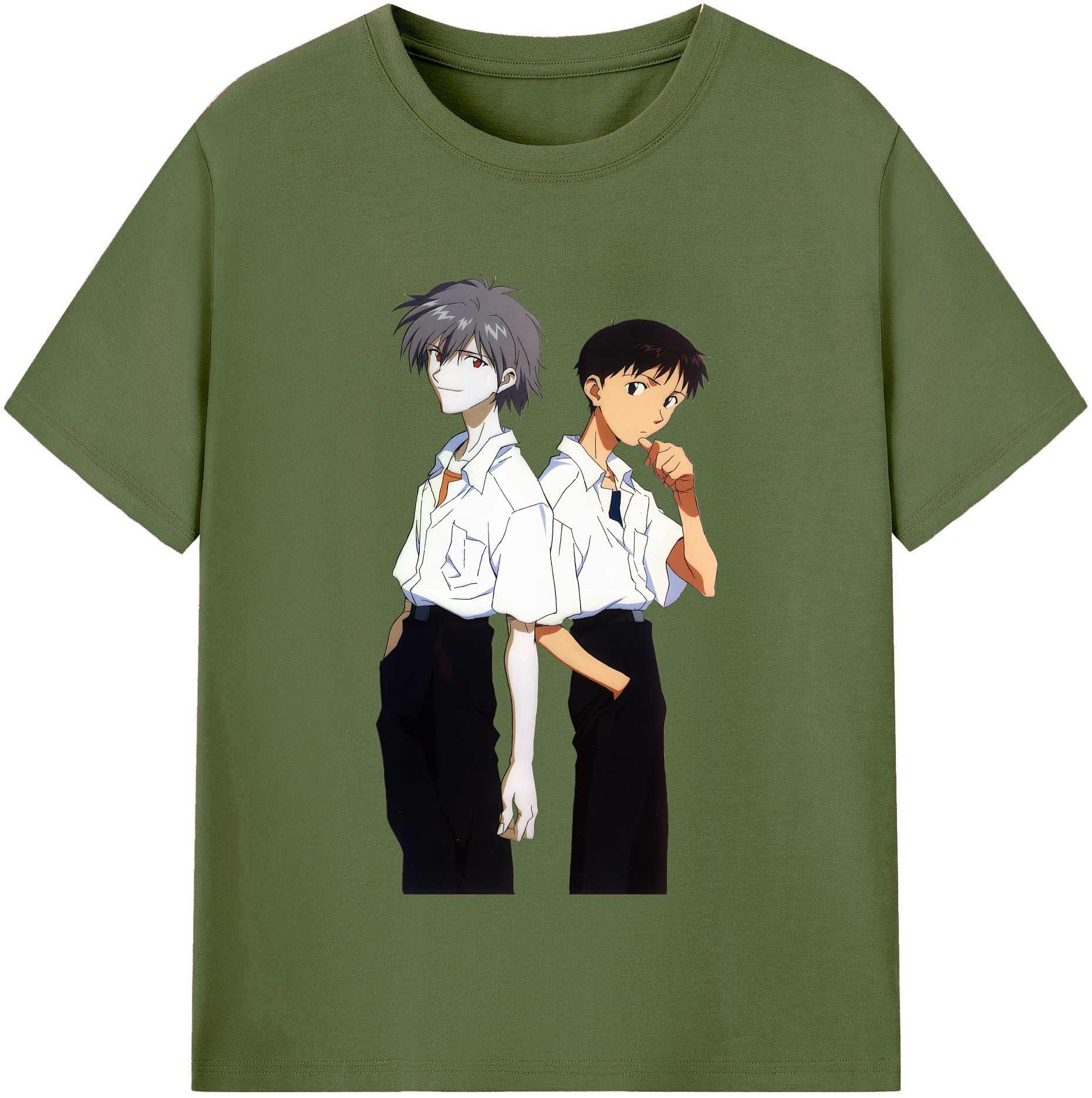 （画像用） EVA 新世紀エヴァンゲリオン 綿100％半袖Tシャツ（フロントプリント）